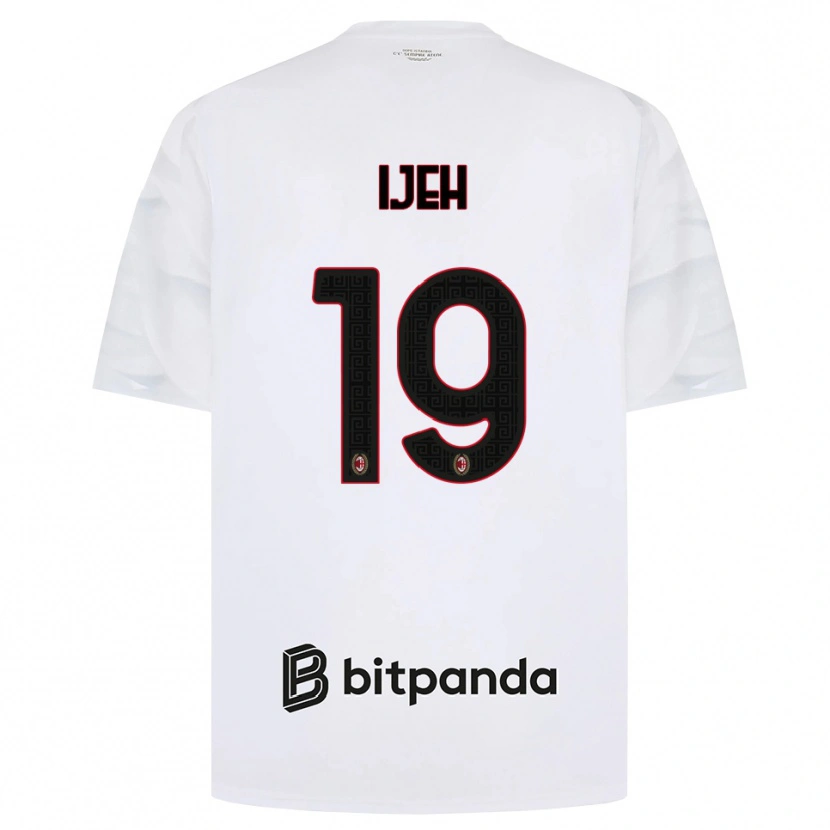Danxen Kinder Evelyn Ijeh #19 Weiß Rot Schwarz Auswärtstrikot Trikot 2026/27 T-Shirt