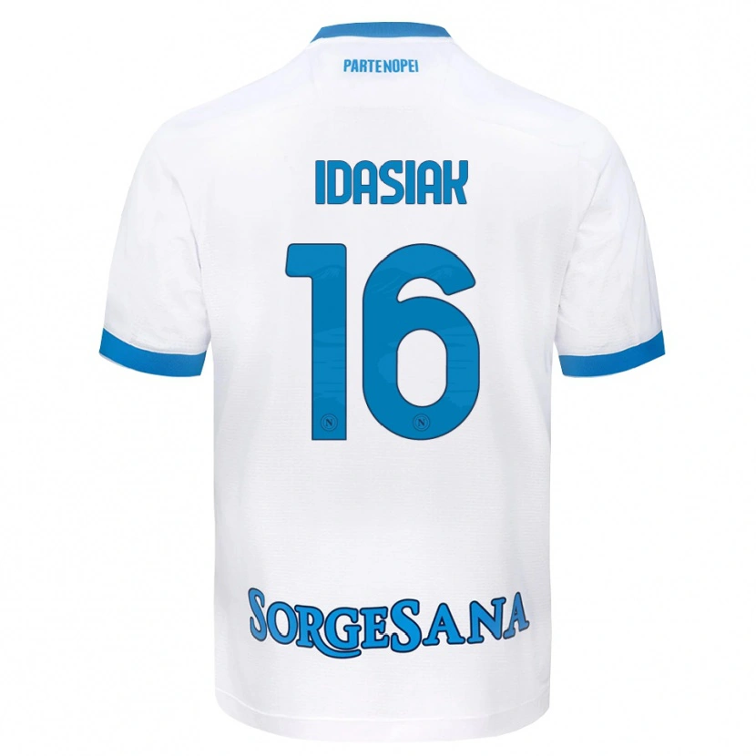 Danxen Kinder Hubert Idasiak #16 Weiß Hellblau Auswärtstrikot Trikot 2026/27 T-Shirt