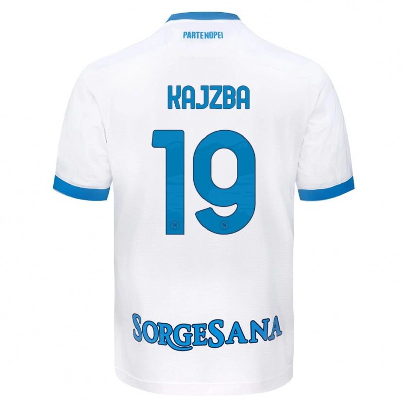 Danxen Kinder Nina Kajzba #19 Weiß Hellblau Auswärtstrikot Trikot 2026/27 T-Shirt