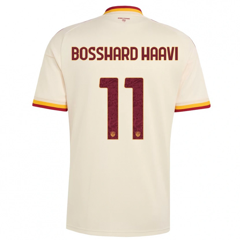 Danxen Kinder Emilie Bosshard Haavi #11 Champagner Rot Gelb Auswärtstrikot Trikot 2026/27 T-Shirt