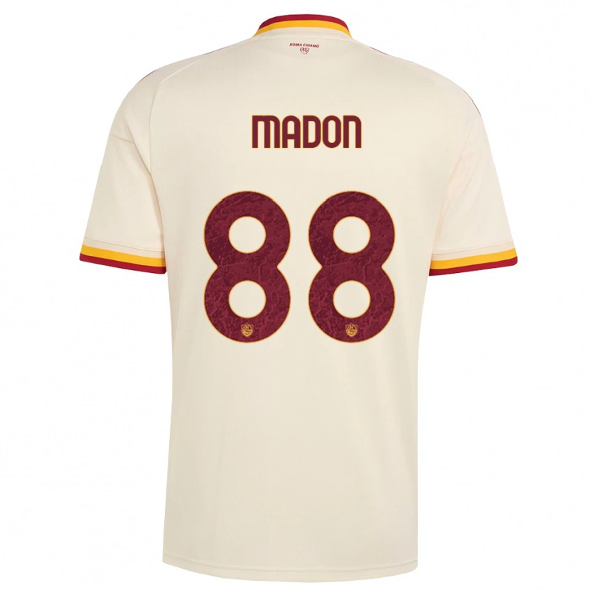 Danxen Kinder Maja Madon #88 Champagner Rot Gelb Auswärtstrikot Trikot 2026/27 T-Shirt