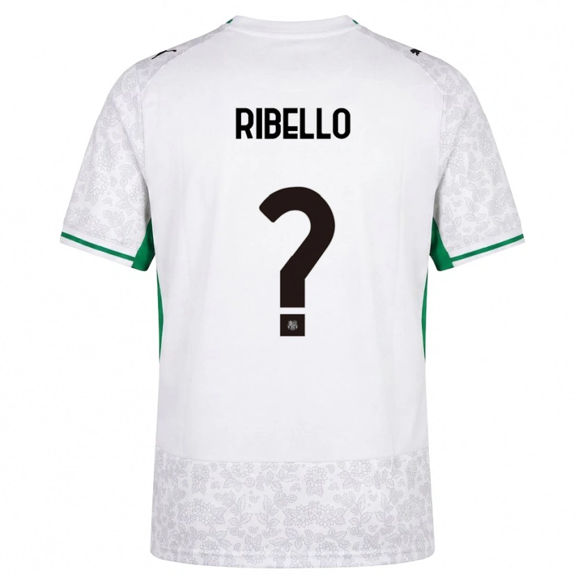 Danxen Kinder Carmine Ribello #0 Weiß Schwarz Grün Auswärtstrikot Trikot 2026/27 T-Shirt