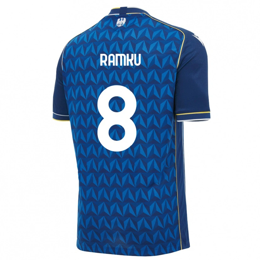 Danxen Kinder Alex Ramku #8 Königsblau Weiß Blau Auswärtstrikot Trikot 2026/27 T-Shirt