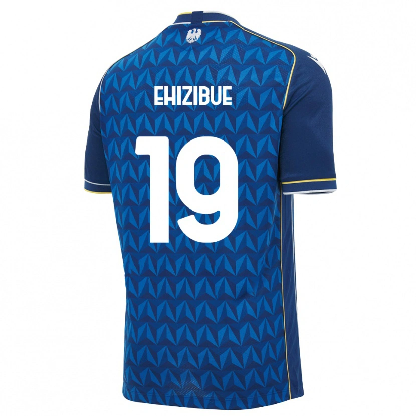 Danxen Kinder Kingsley Ehizibue #19 Königsblau Weiß Blau Auswärtstrikot Trikot 2026/27 T-Shirt