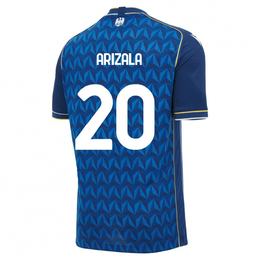 Danxen Kinder Juan Arizala #20 Königsblau Weiß Blau Auswärtstrikot Trikot 2026/27 T-Shirt