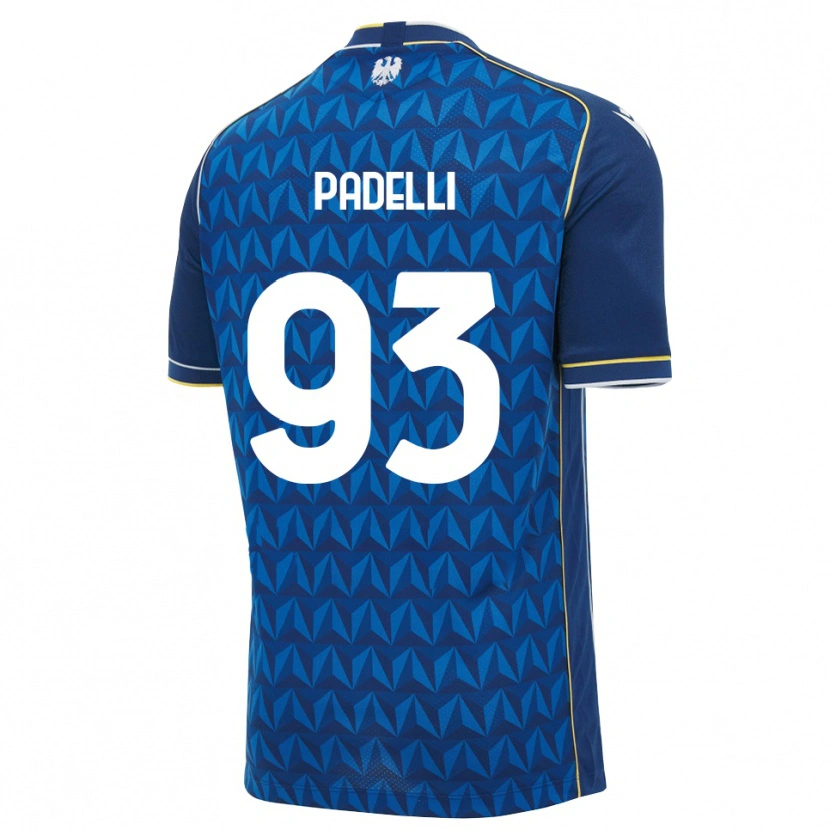 Danxen Kinder Daniele Padelli #93 Königsblau Weiß Blau Auswärtstrikot Trikot 2026/27 T-Shirt