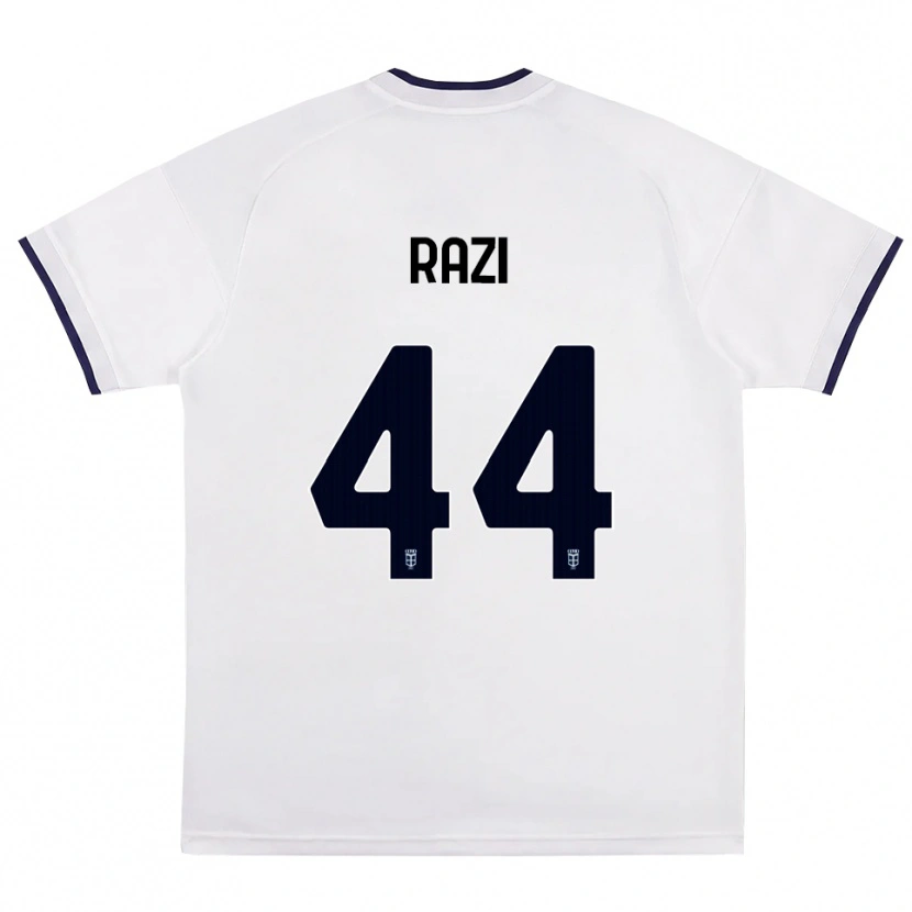 Danxen Kinder Naj Razi #44 Weiß Rot Königsblau Auswärtstrikot Trikot 2026/27 T-Shirt