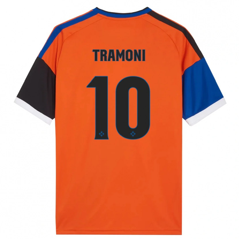 Danxen Kinder Matteo Tramoni #10 Orange Blau Schwarz Weiß Auswärtstrikot Trikot 2026/27 T-Shirt