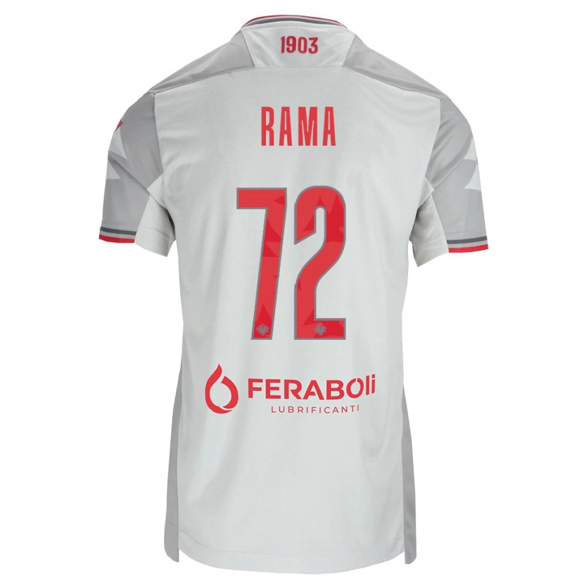 Danxen Kinder Alex Rama #72 Grau Weiß Rot Auswärtstrikot Trikot 2026/27 T-Shirt