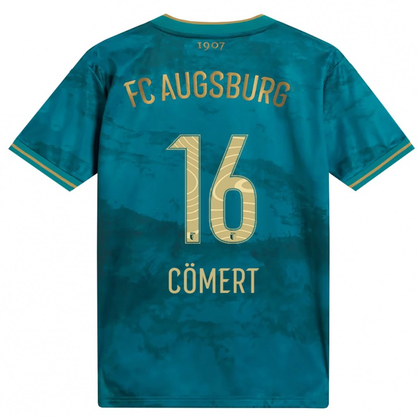 Danxen Kinder Devin Cömert #16 Grün Braun Auswärtstrikot Trikot 2026/27 T-Shirt