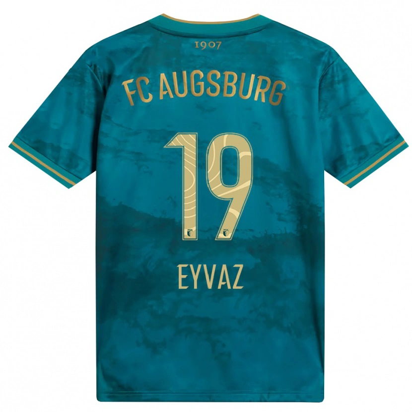 Danxen Kinder Defne Eyvaz #19 Grün Braun Auswärtstrikot Trikot 2026/27 T-Shirt