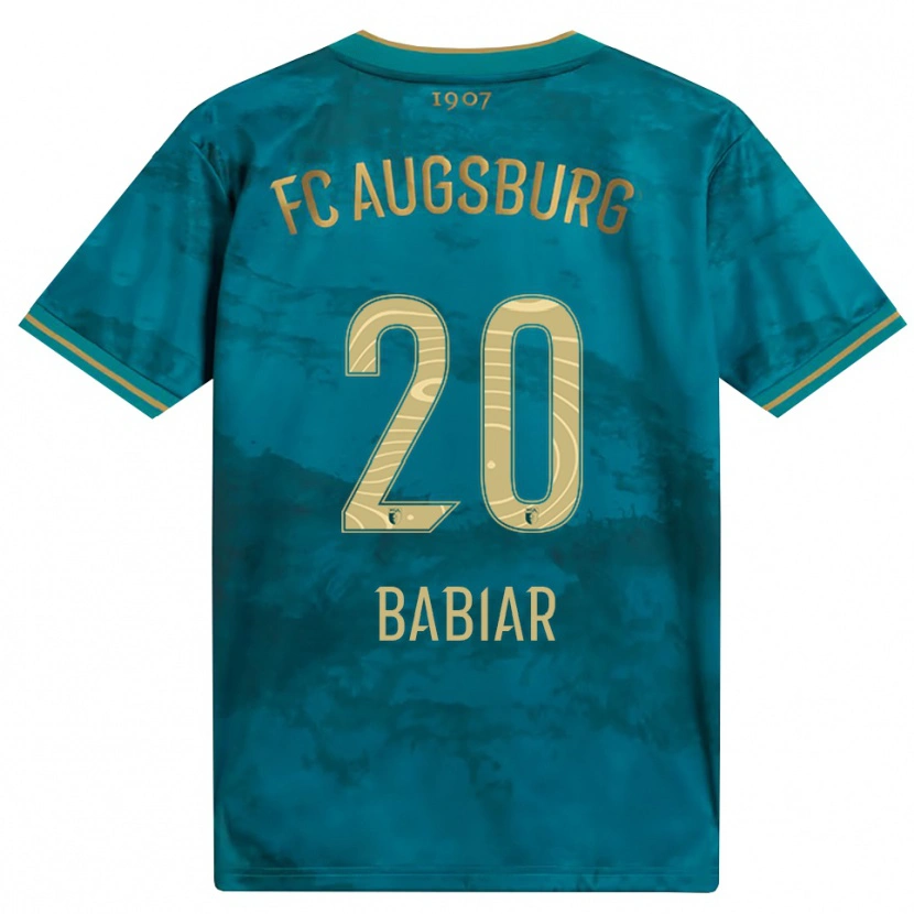 Danxen Kinder Fabian Babiar #20 Grün Braun Auswärtstrikot Trikot 2026/27 T-Shirt