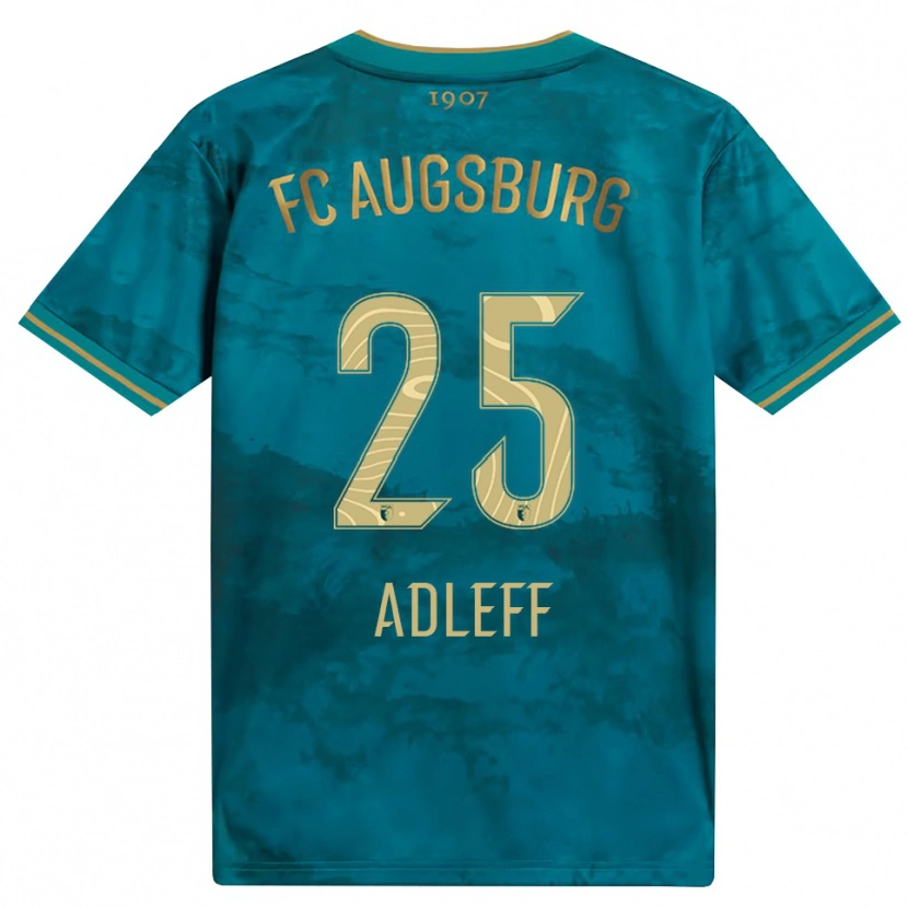Danxen Kinder Milo Adleff #25 Grün Braun Auswärtstrikot Trikot 2026/27 T-Shirt
