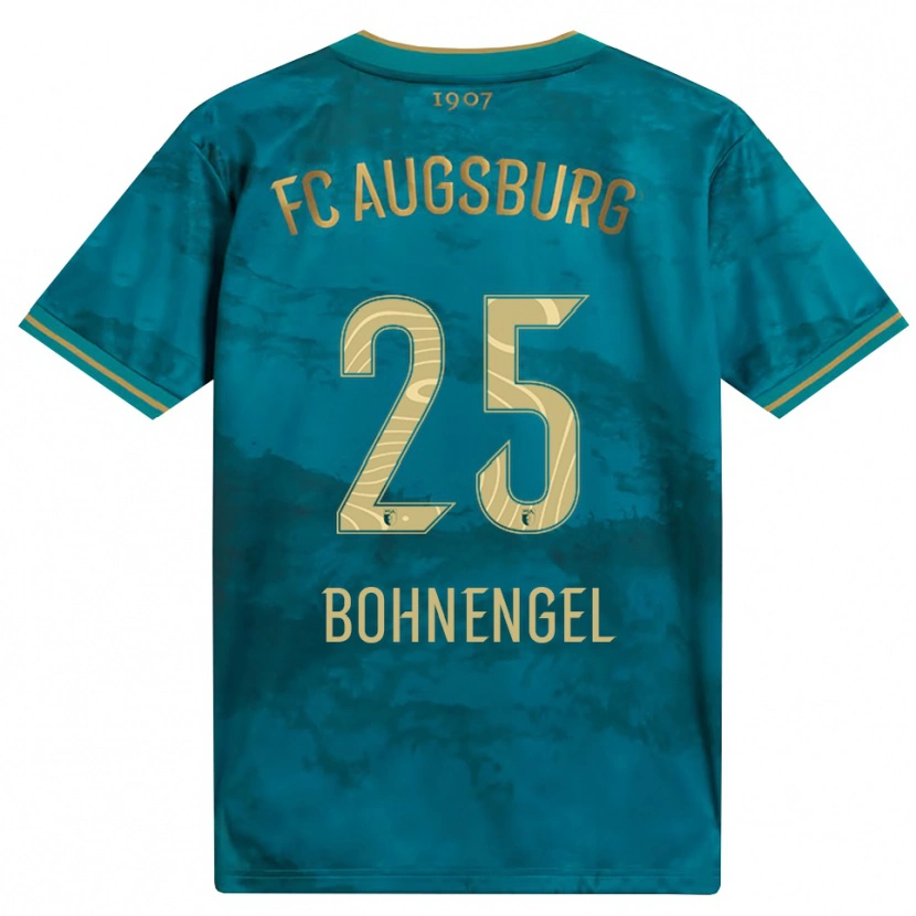 Danxen Kinder Noah Bohnengel #25 Grün Braun Auswärtstrikot Trikot 2026/27 T-Shirt