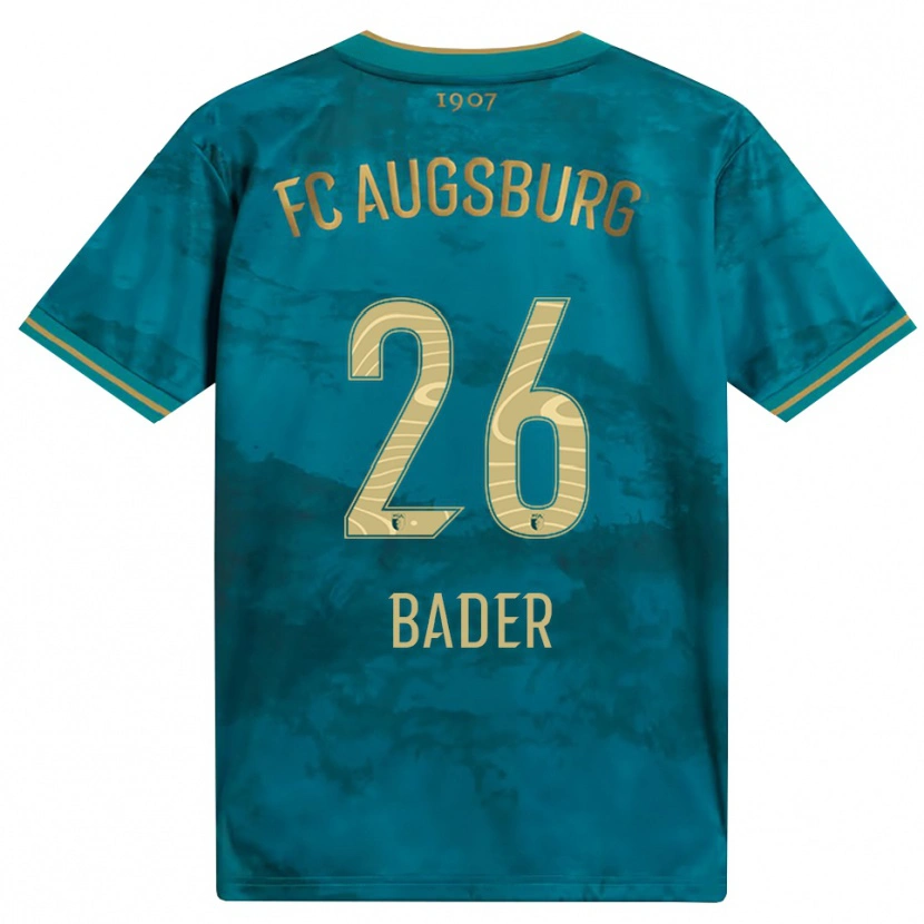 Danxen Kinder Tom Bader #26 Grün Braun Auswärtstrikot Trikot 2026/27 T-Shirt