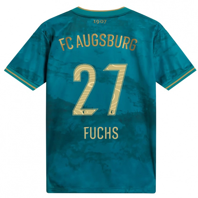 Danxen Kinder Nina Fuchs #27 Grün Braun Auswärtstrikot Trikot 2026/27 T-Shirt
