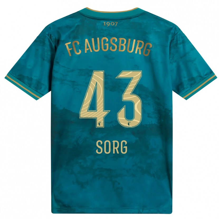 Danxen Kinder Oliver Sorg #43 Grün Braun Auswärtstrikot Trikot 2026/27 T-Shirt