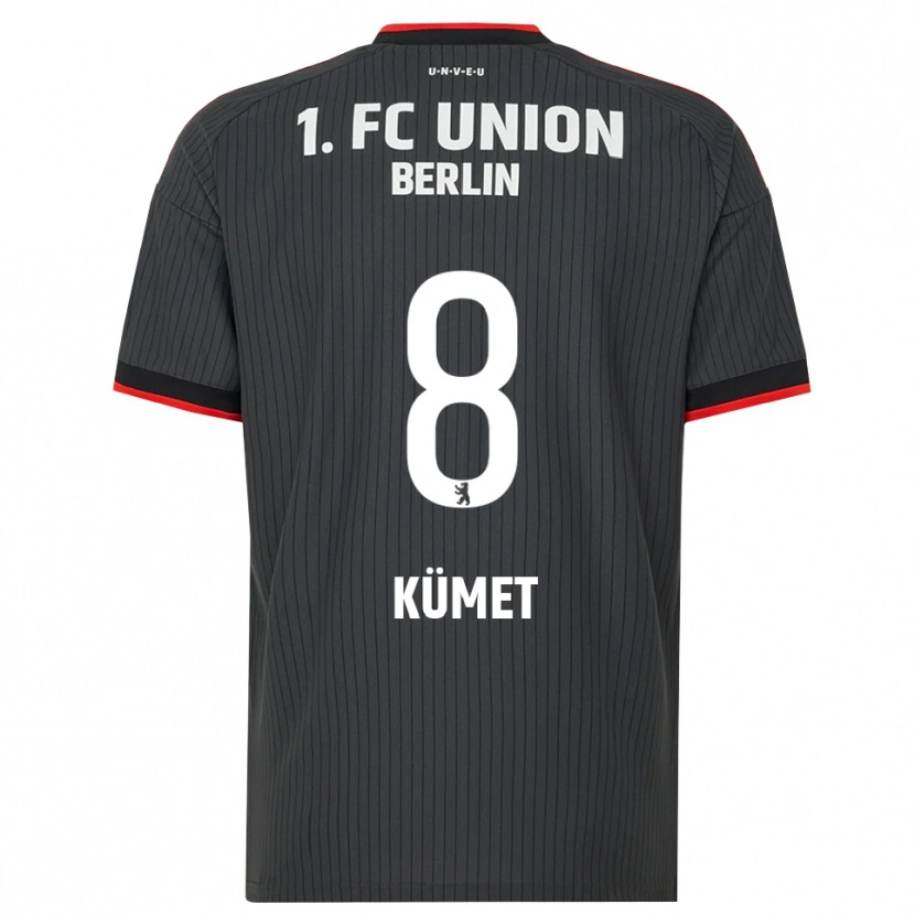 Danxen Kinder Hewal Kümet #8 Schwarz Weiß Rot Auswärtstrikot Trikot 2026/27 T-Shirt