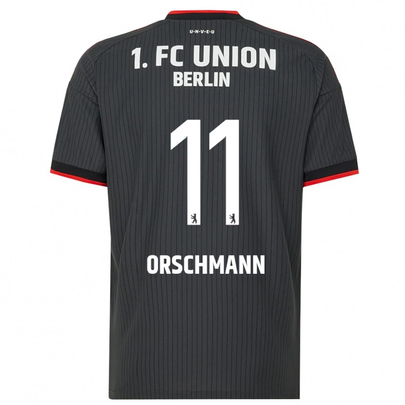 Danxen Kinder Dina Orschmann #11 Schwarz Weiß Rot Auswärtstrikot Trikot 2026/27 T-Shirt