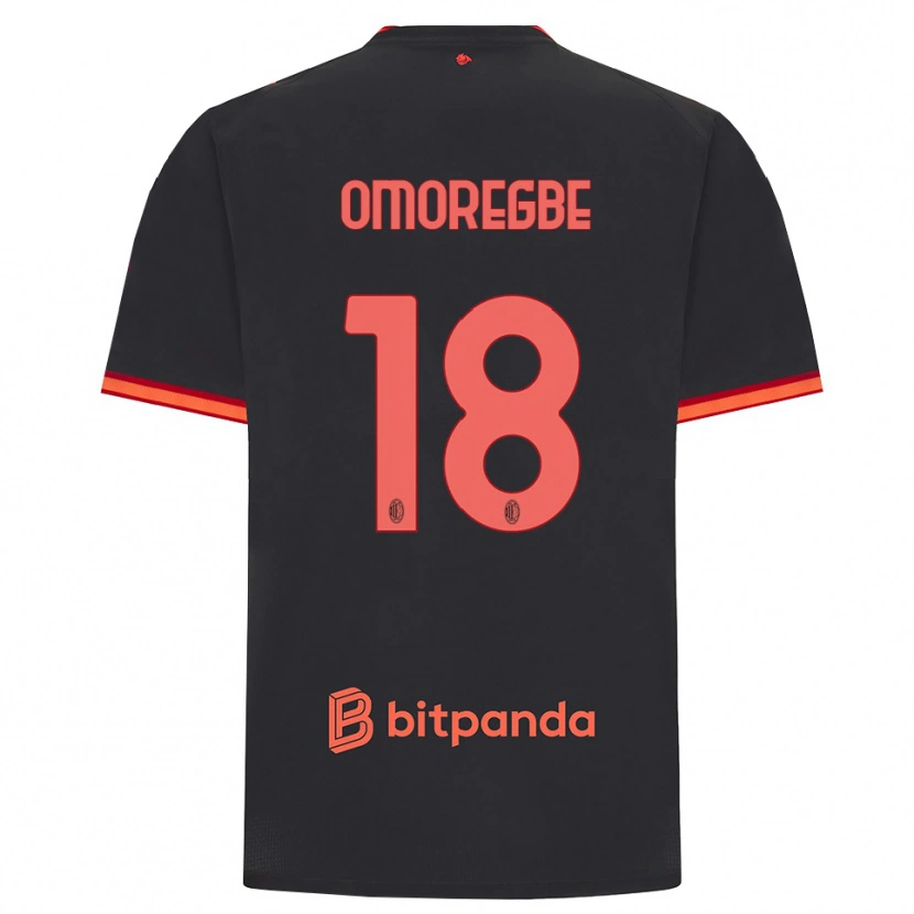 Danxen Kinder Bob Murphy Omoregbe #18 Schwarz Rot Ausweichtrikot Trikot 2026/27 T-Shirt
