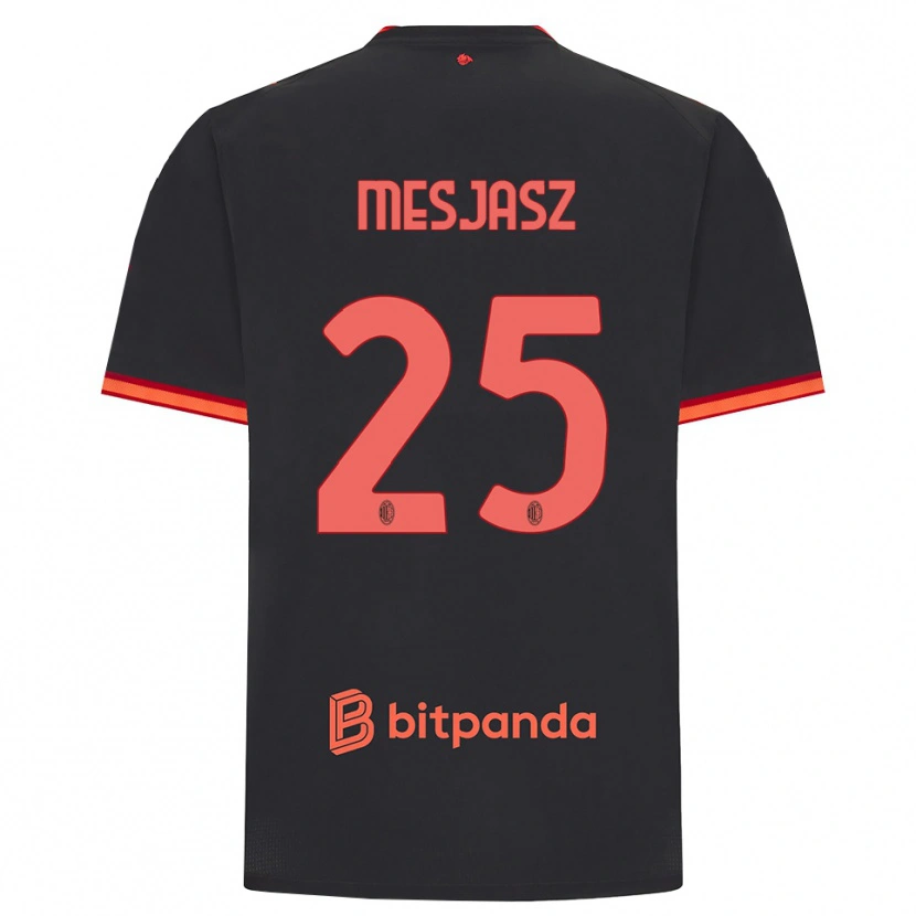 Danxen Kinder Malgorzata Mesjasz #25 Schwarz Rot Ausweichtrikot Trikot 2026/27 T-Shirt