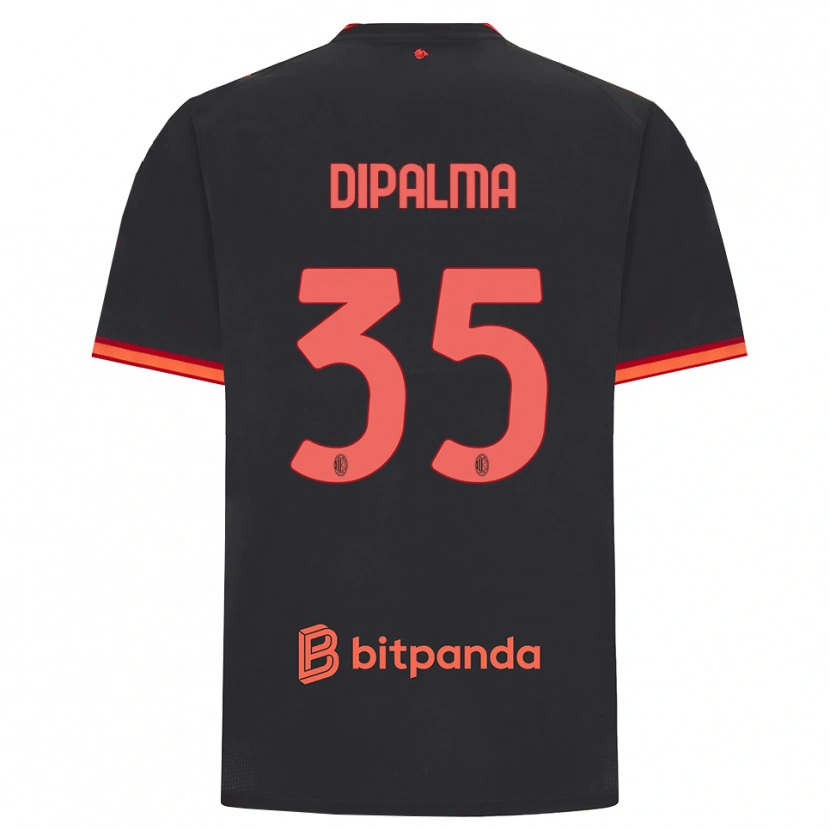 Danxen Kinder Matteo Dipalma #35 Schwarz Rot Ausweichtrikot Trikot 2026/27 T-Shirt