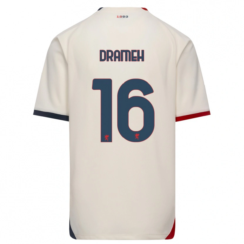 Danxen Herren Cody Drameh #16 Creme Rot Auswärtstrikot Trikot 2026/27 T-Shirt