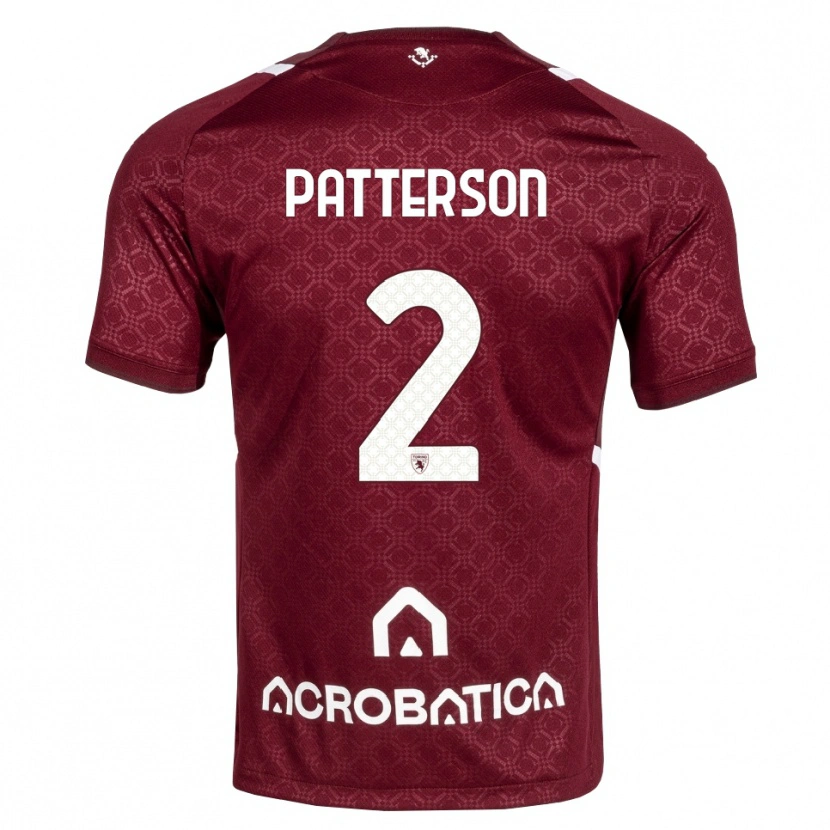 Danxen Herren Nathan Patterson #2 Burgund Weiß Heimtrikot Trikot 2026/27 T-Shirt
