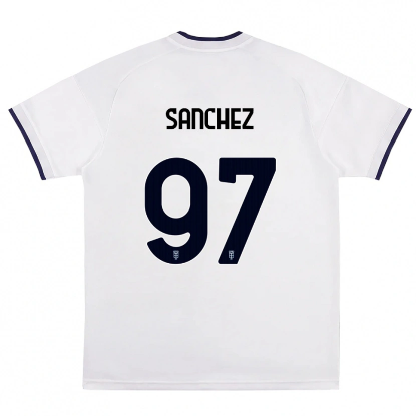 Danxen Herren Robert Sánchez #97 Weiß Rot Königsblau Auswärtstrikot Trikot 2026/27 T-Shirt