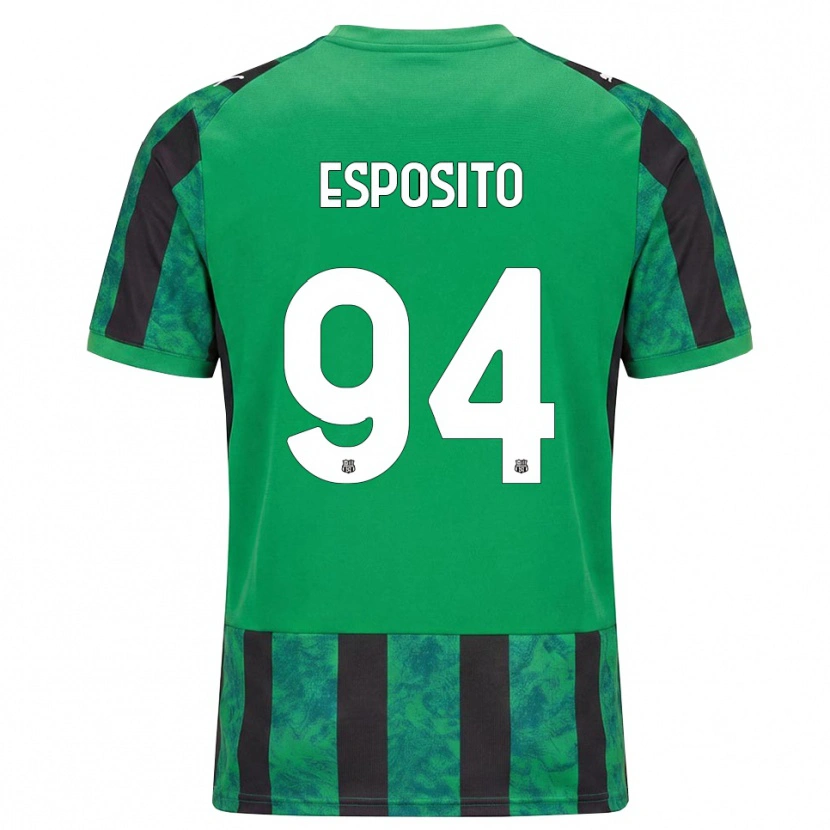 Danxen Herren Sebastiano Esposito #94 Grün Schwarz Weiß Heimtrikot Trikot 2026/27 T-Shirt