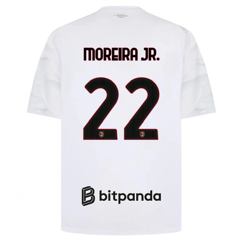 Danxen Herren Diego Moreira #22 Weiß Rot Schwarz Auswärtstrikot Trikot 2026/27 T-Shirt