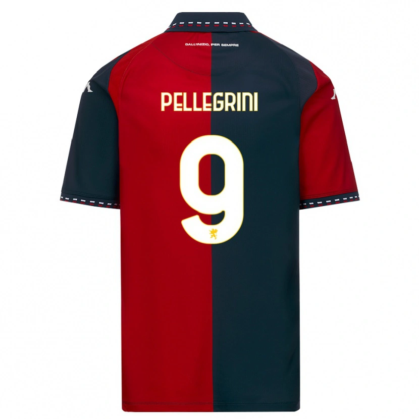 Danxen Herren Fernando Pellegrini #9 Rot Schwarz Weiß Heimtrikot Trikot 2026/27 T-Shirt