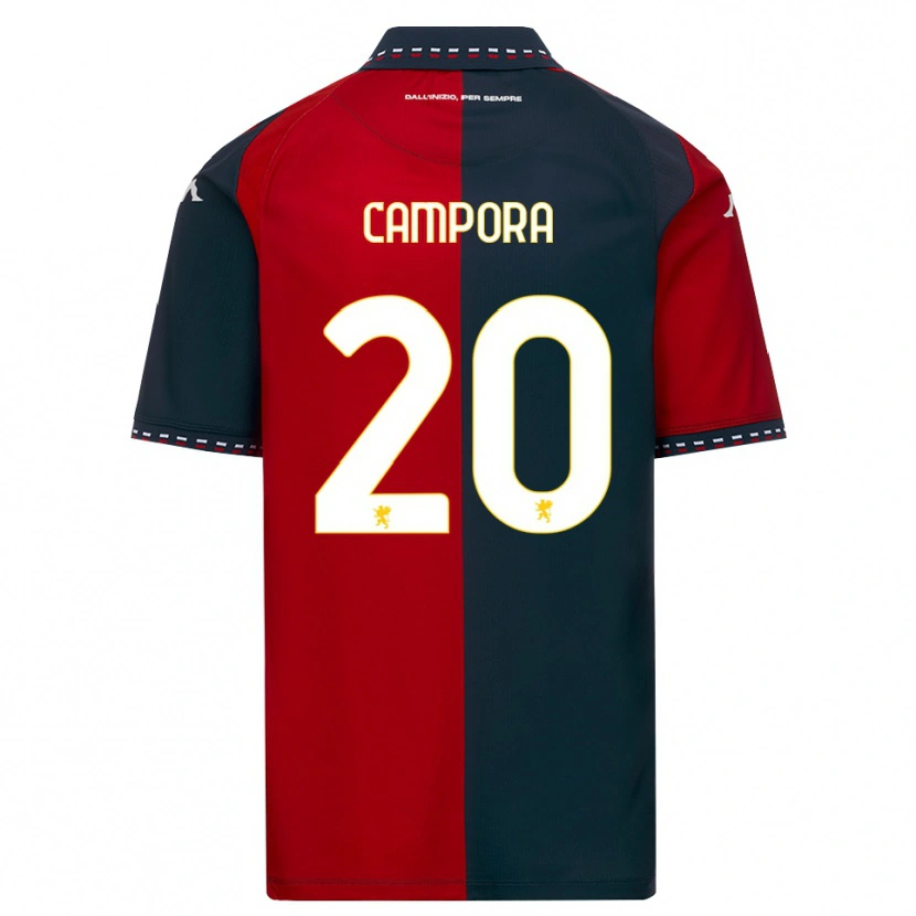 Danxen Herren Alice Campora #20 Rot Schwarz Weiß Heimtrikot Trikot 2026/27 T-Shirt