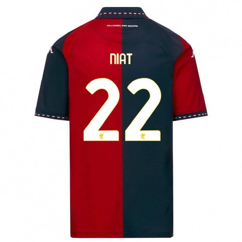Danxen Herren Yahvan Niat #22 Rot Schwarz Weiß Heimtrikot Trikot 2026/27 T-Shirt