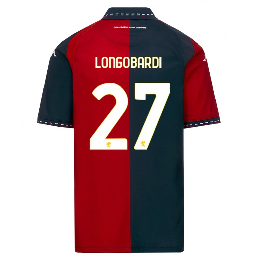Danxen Herren Giovanni Longobardi #27 Rot Schwarz Weiß Heimtrikot Trikot 2026/27 T-Shirt