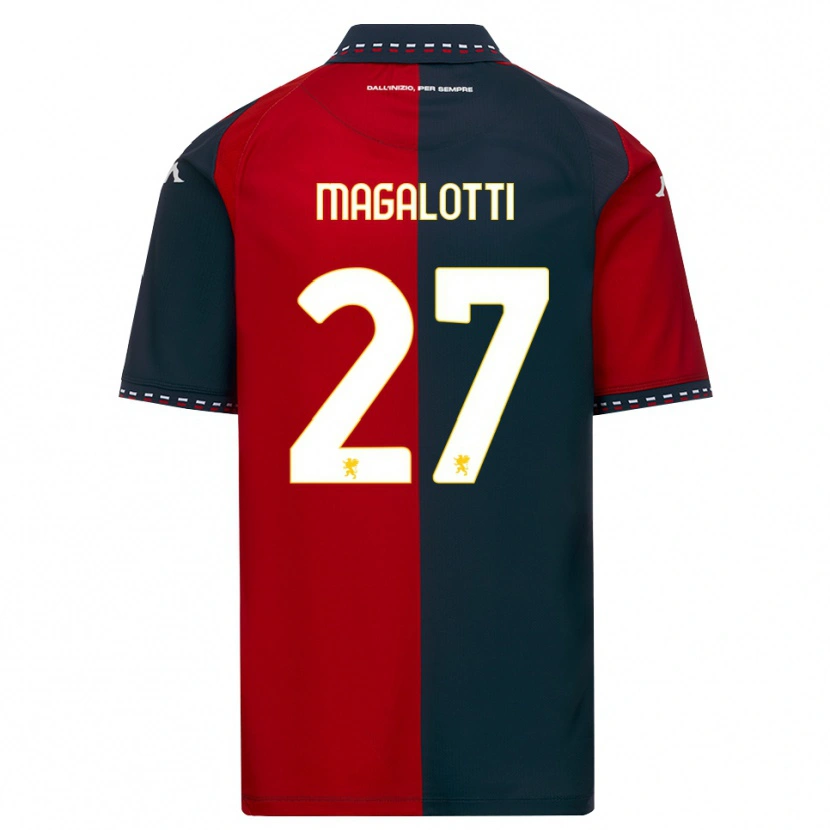 Danxen Herren Gabriele Magalotti #27 Rot Schwarz Weiß Heimtrikot Trikot 2026/27 T-Shirt