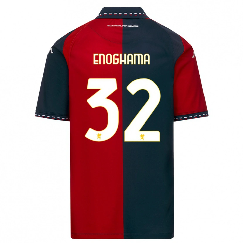 Danxen Herren Isaac Enoghama #32 Rot Schwarz Weiß Heimtrikot Trikot 2026/27 T-Shirt