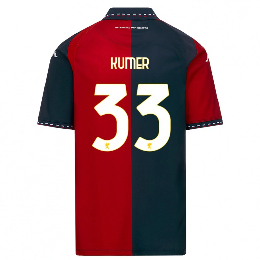 Danxen Herren Alin Kumer Celik #33 Rot Schwarz Weiß Heimtrikot Trikot 2026/27 T-Shirt