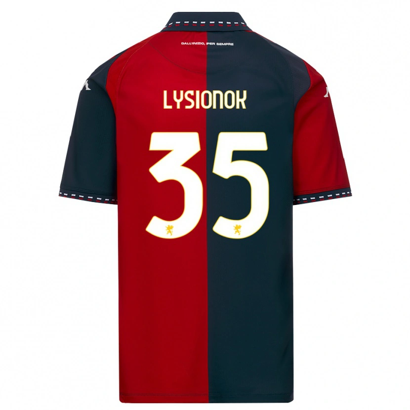 Danxen Herren Ernestas Lysionok #35 Rot Schwarz Weiß Heimtrikot Trikot 2026/27 T-Shirt