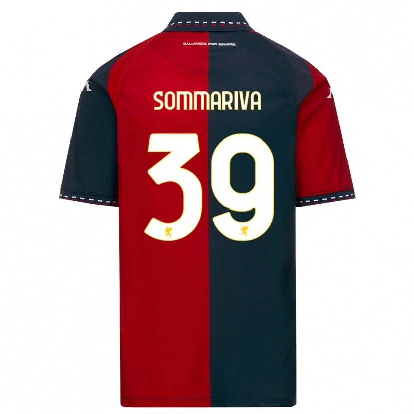 Danxen Herren Daniele Sommariva #39 Rot Schwarz Weiß Heimtrikot Trikot 2026/27 T-Shirt