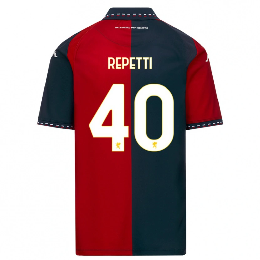 Danxen Herren Chiara Repetti #40 Rot Schwarz Weiß Heimtrikot Trikot 2026/27 T-Shirt
