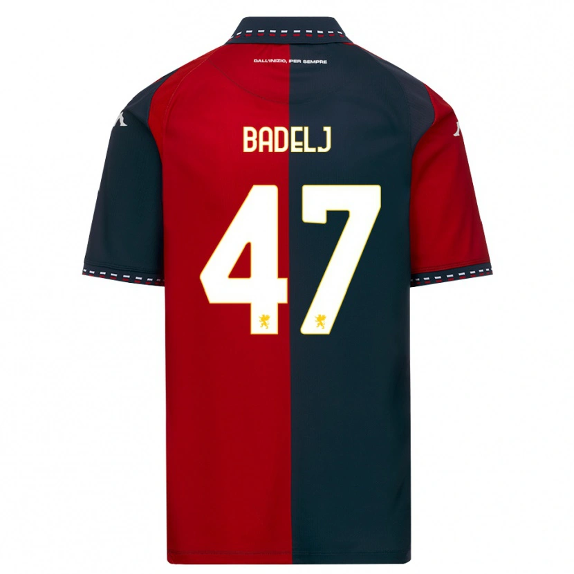 Danxen Herren Milan Badelj #47 Rot Schwarz Weiß Heimtrikot Trikot 2026/27 T-Shirt