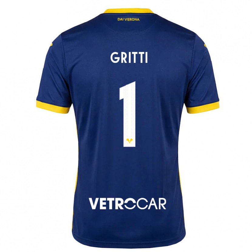 Danxen Herren Alessia Gritti #1 Königsblau Gelb Weiß Heimtrikot Trikot 2026/27 T-Shirt