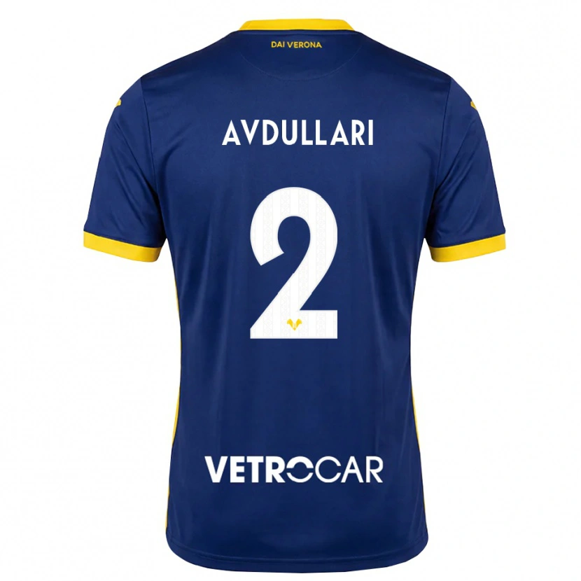 Danxen Herren Davide Avdullari #2 Königsblau Gelb Weiß Heimtrikot Trikot 2026/27 T-Shirt