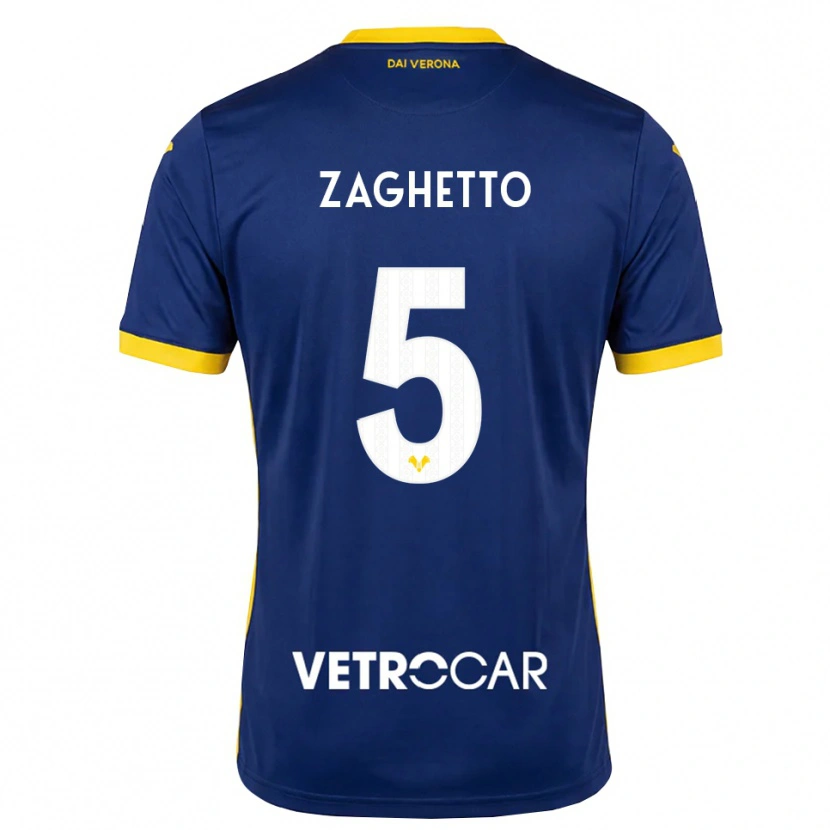 Danxen Herren Habib Zaghetto #5 Königsblau Gelb Weiß Heimtrikot Trikot 2026/27 T-Shirt