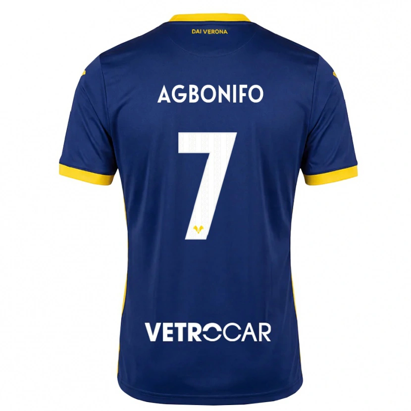 Danxen Herren Richi Agbonifo #7 Königsblau Gelb Weiß Heimtrikot Trikot 2026/27 T-Shirt