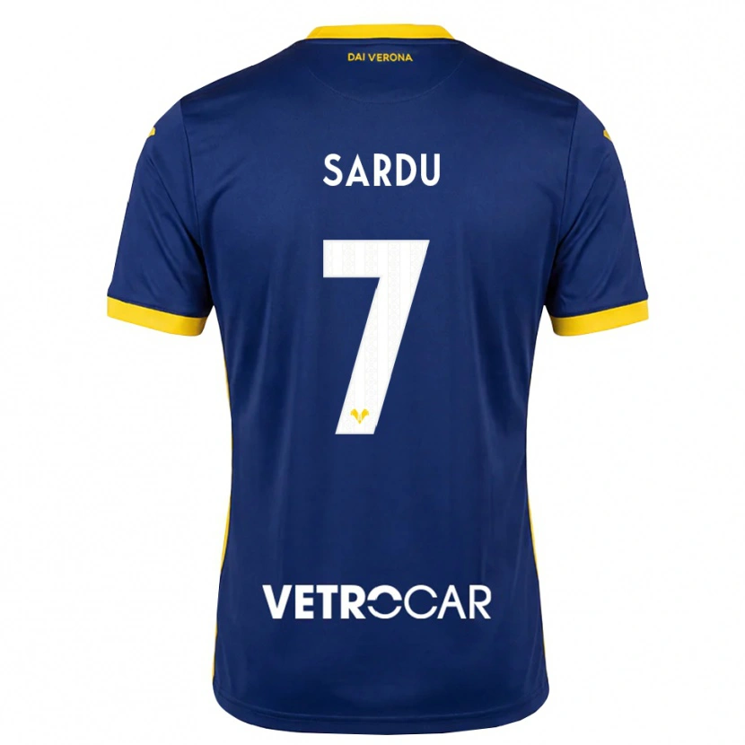 Danxen Herren Rosella Sardu #7 Königsblau Gelb Weiß Heimtrikot Trikot 2026/27 T-Shirt