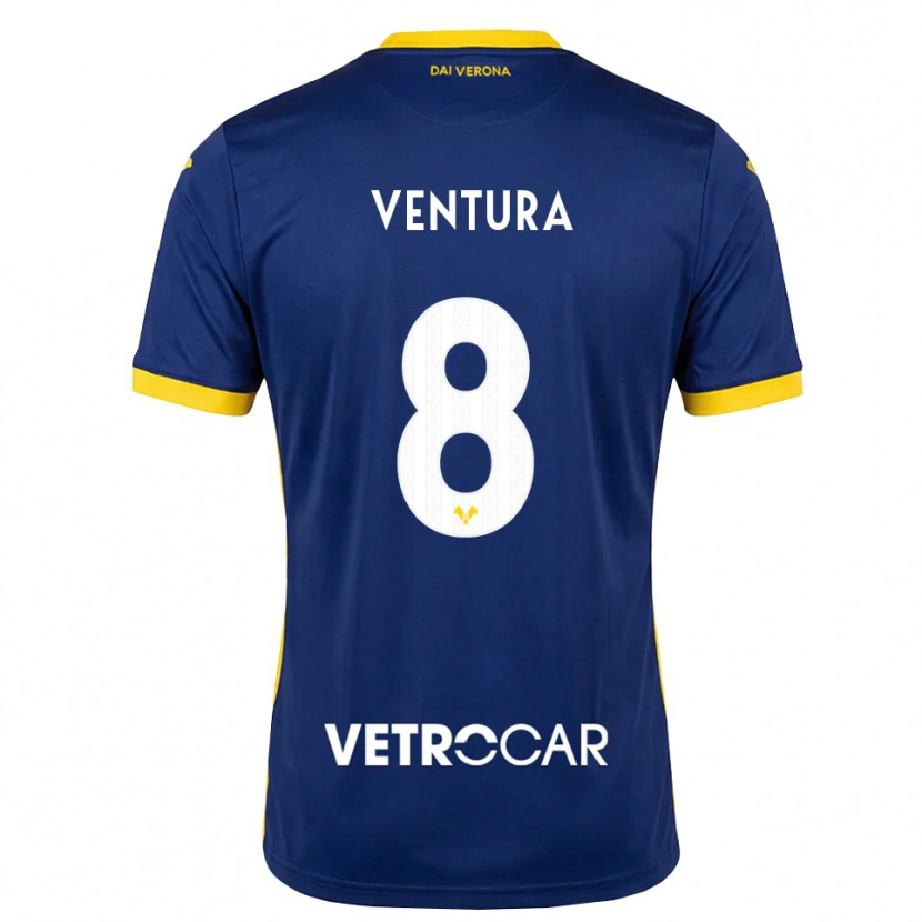 Danxen Herren Ciro Ventura #8 Königsblau Gelb Weiß Heimtrikot Trikot 2026/27 T-Shirt