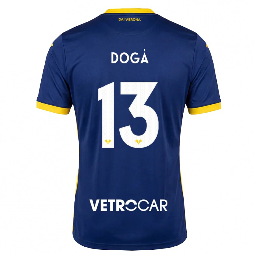 Danxen Herren Leonardo Dogà #13 Königsblau Gelb Weiß Heimtrikot Trikot 2026/27 T-Shirt