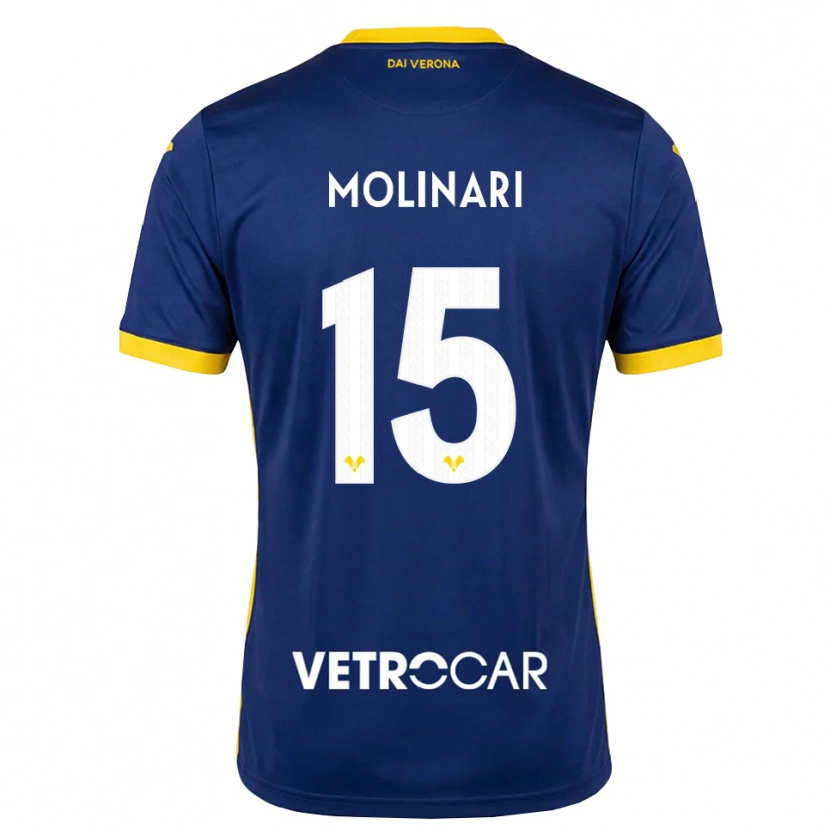 Danxen Herren Gabriele Molinari #15 Königsblau Gelb Weiß Heimtrikot Trikot 2026/27 T-Shirt